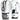 Gants boxe 8WEAPONS UNLIMITED 2.0 blanc noir sparring muay thai