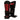 Protège tibias et pieds KING PRO noir/rouge "REVO 8"